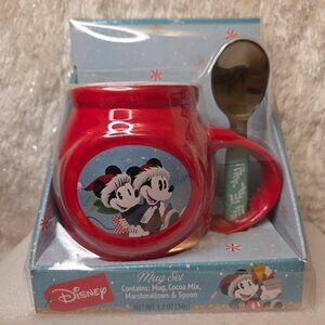Frankford’s Disney Mickey & Minnie Red Christmas Mug & Spoon Holiday Gift Set